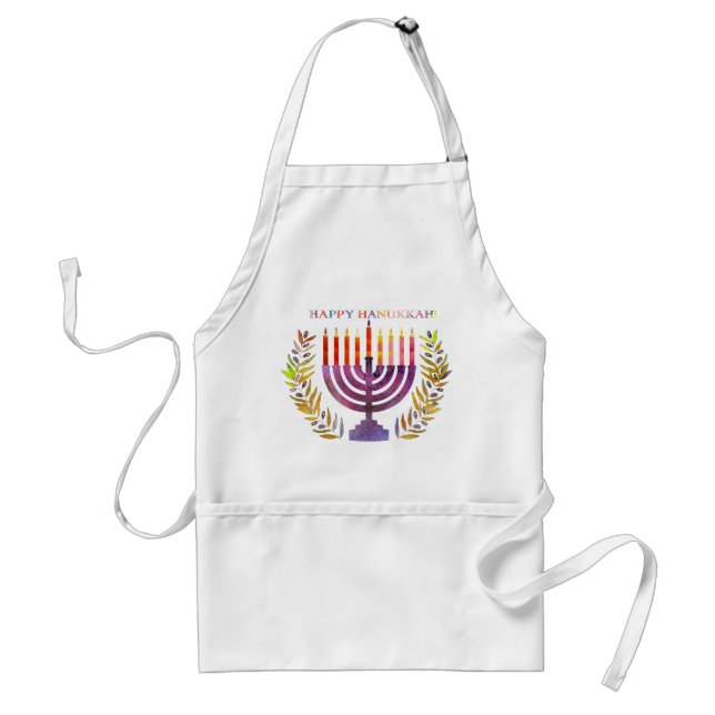Avental Happy Hanukkah Apron (Frente)