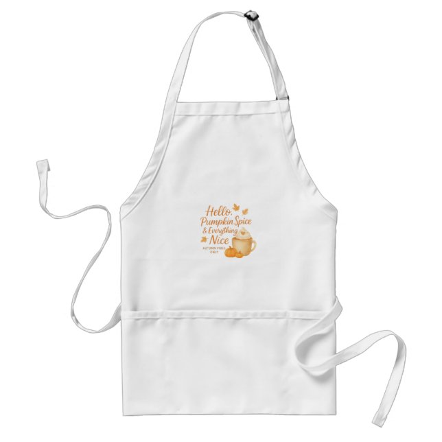 Avental Hello, Pumpkin Spice & Everything Nice Apron (Frente)