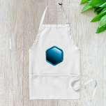Avental Hexágono Azul<br><div class="desc">Afião Hexágono Azul</div>