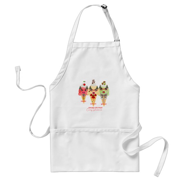 Avental Holiday Apron Christmas cheer Spunky Spumoni (Frente)