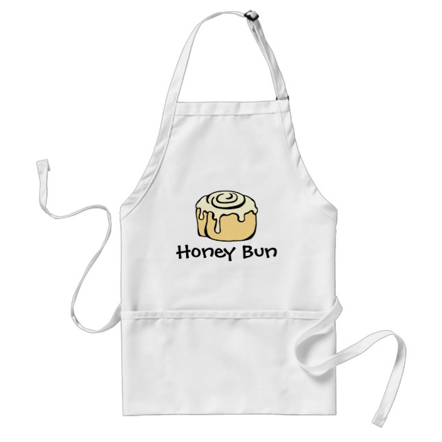Avental Honey Bun Cute Cinnamon Roll Engraçado Quote Kitch (Frente)