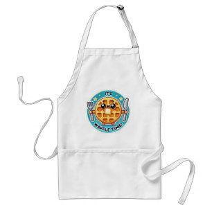 Avental Hora do Waffle! Cozinha Funny Kawaii Apron
