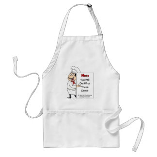 Avental Humourous do cozinheiro chefe