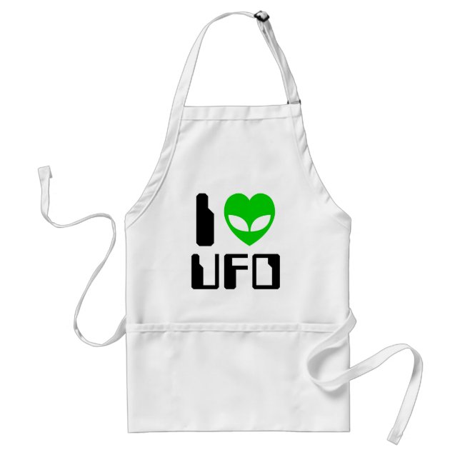 Avental I Alienígena Heart UFO (Frente)