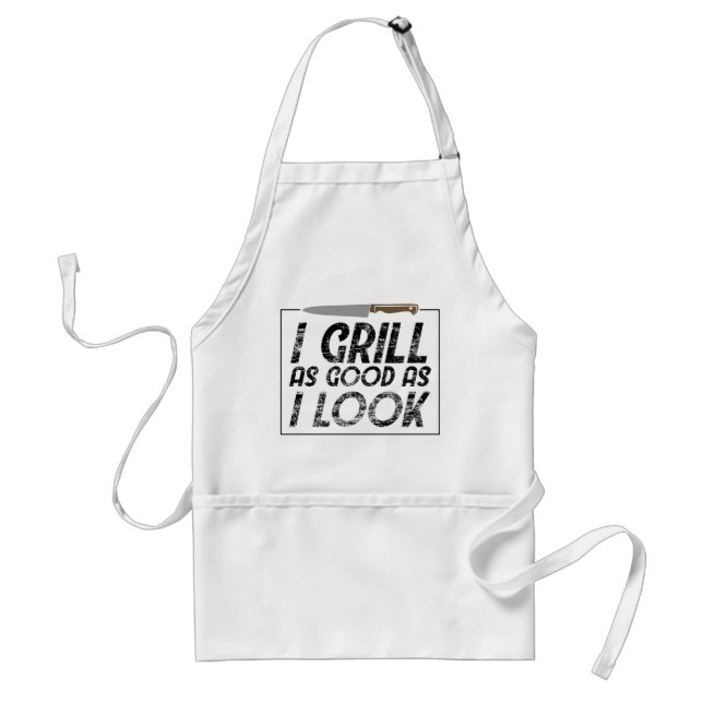Avental I Grill As Good As I Look Father's Day Grillmaster (Frente)