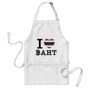 Avental I Heart (Love) Baht