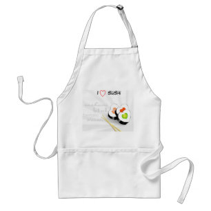 Avental I love sushi