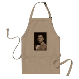 Avental Ícone da História Negra: Booker T Washington, Retr