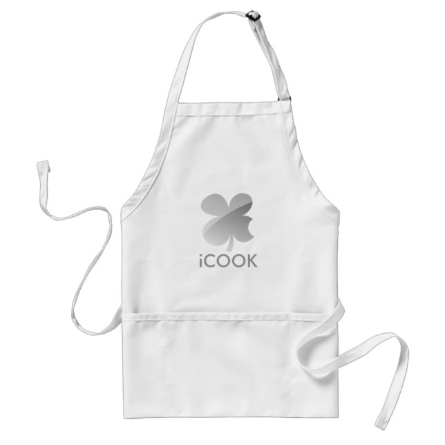 Avental iCook Apron | Paródia do logotipo Mac (Frente)