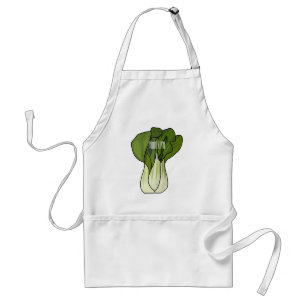 Avental Ilustração de desenho animado Bok choy