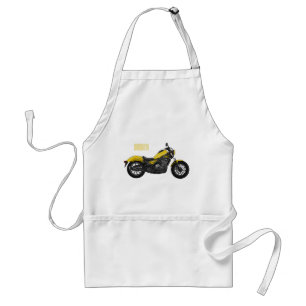 Avental Ilustração de desenho animado de motociclo cruzado