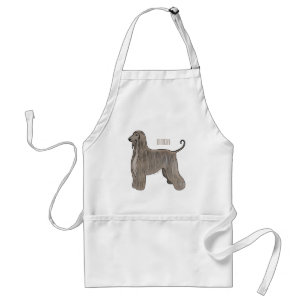 Avental Imagem de desenho animado de cão de cão de cão de