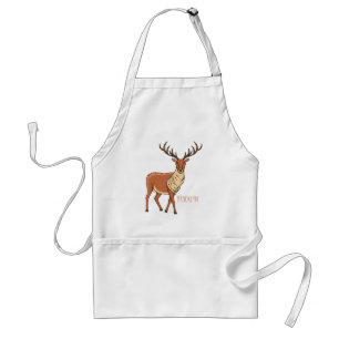 Avental Imagem de desenho de Reindeer
