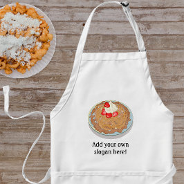 Avental Imagem de Funnel Cake com seu texto / slogan engra