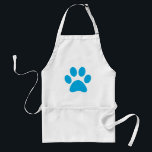Avental Impressão de Paw<br><div class="desc">Design de impressão de plataforma divertida para amantes de os animais!</div>