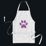 Avental Impressão de Paw<br><div class="desc">Design de impressão de plataforma divertida para amantes de os animais!</div>