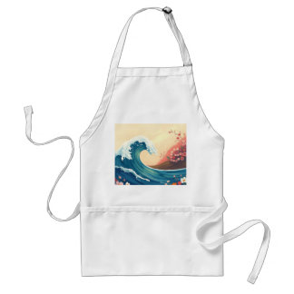 Avental Impressionistic Ocean Wave