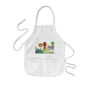 Avental Infantil África - Animais