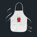 Avental Infantil Amendoins | Nápoles Snoopy<br><div class="desc">Snoopy é o amoroso bicho de estimação de Charlie Brown na tira cômica Peanuts de Charles M. Schulz. Veja este design de amendoins bonitinho com este cão amável.</div>