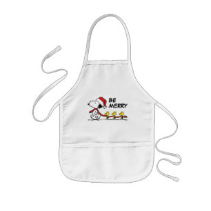 Avental Infantil Amendoins   Snoopy & Friends Winter Scarf