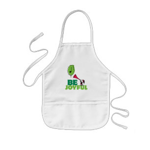 Avental Infantil Amendoins Woodstock Be Joyful