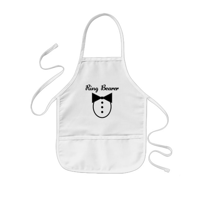 Avental Infantil Anel Bearer Apron (Frente)