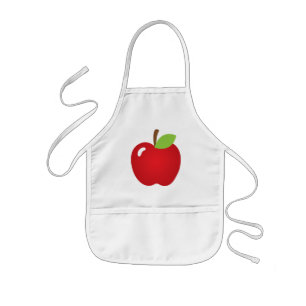 Avental Infantil Apple vermelho