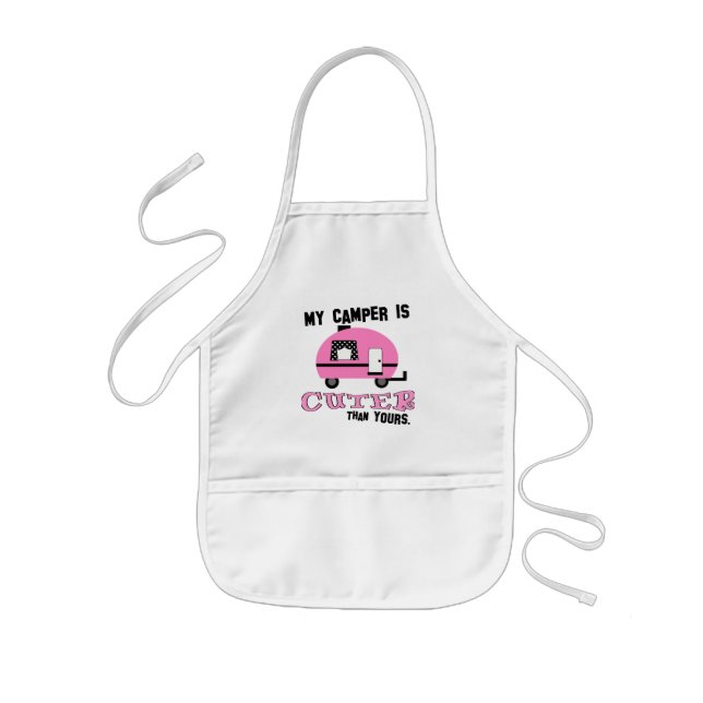 Avental Infantil Apron de Crianças de Campanha de CHURRASCO Bonito (Frente)