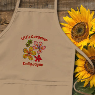 Avental Infantil Apron de jardinagem infantil para personalizar art