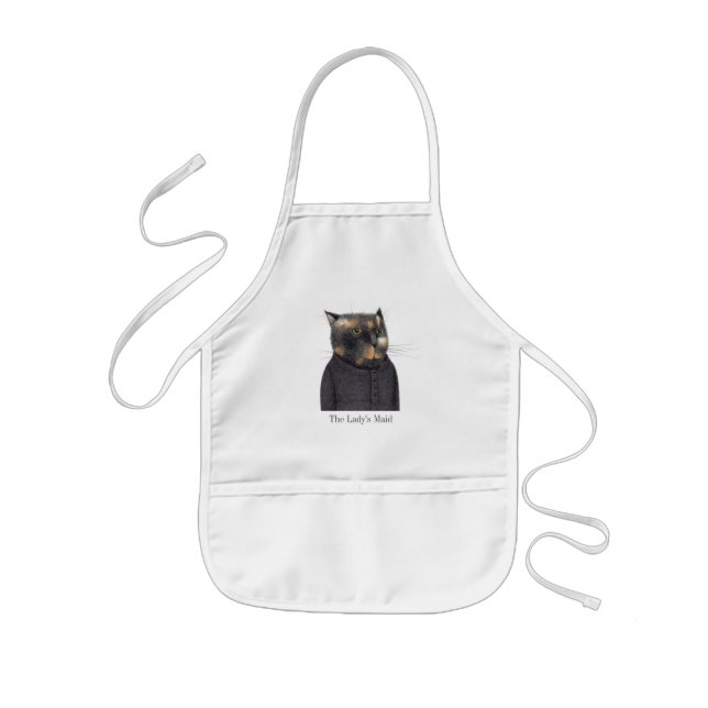 Avental Infantil Apron De Miúdos, MAID CAT (Frente)