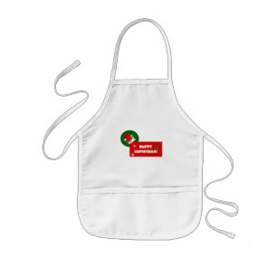 Avental Infantil Apron de Natal para crianças