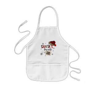 Avental Infantil Apron favorito dos papais noeis