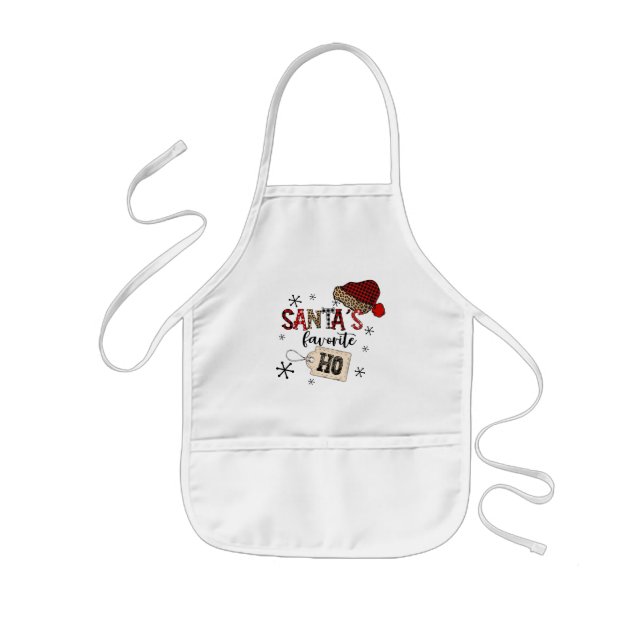 Avental Infantil Apron favorito dos papais noeis (Frente)
