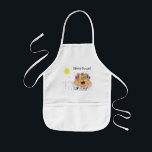 Avental Infantil Apron for Kids Personalize<br><div class="desc">Apron para Crianças. Excelente personalizado presente para Chanucá,  aniversário e dia a dia! Escolha seu estilo de fonte,  tamanho,  cor e texto favoritos. "Shmutz" significa "uma pequena bagunça" em iídiche. (Sim! Crianças fazem isso!:)</div>