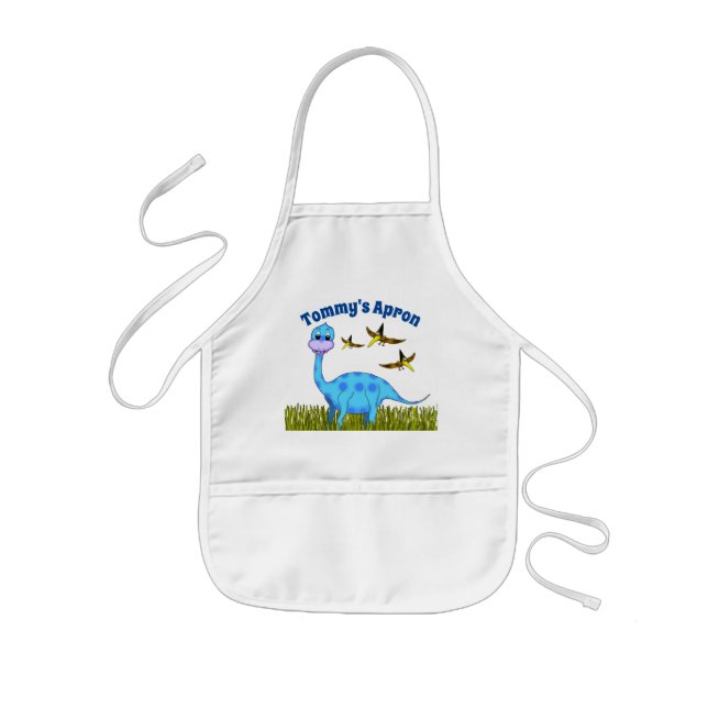 Avental Infantil Apron Infantil Dinossauro (Frente)