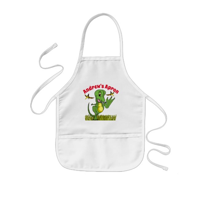 Avental Infantil Apron Infantil T-Rex (Frente)