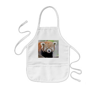 Avental Infantil Apron Photo Red Panda, animais.