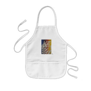 Avental Infantil Apron "Rainbow Zebra"