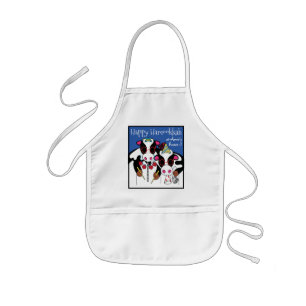 Avental Infantil Aprons Children's Happy Hamookkah