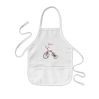Avental Infantil Aprons De Desenho De Triciclo Cuto