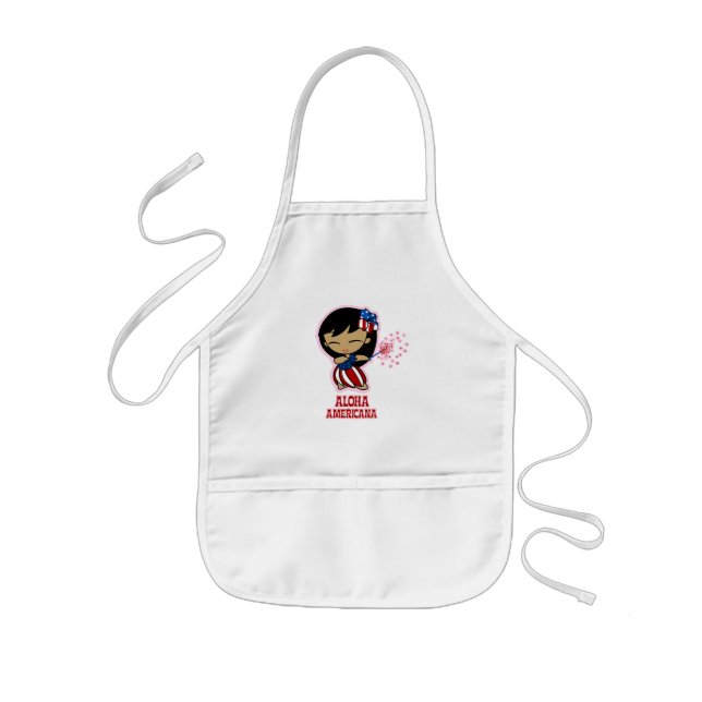 Avental Infantil Aprons Hula Girl (Frente)