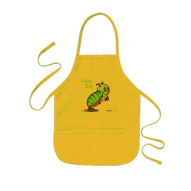 Avental Infantil Aprons Insetos Cutey (Frente)