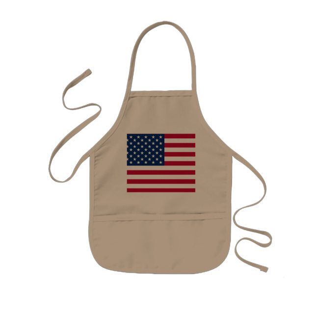 Avental Infantil Aprons PATRIOT Kitchen, 4 DE JULHO (Frente)