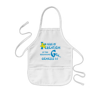Avental Infantil Aqui Por Criação Apron© Eng Kids' Apron