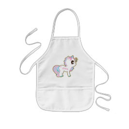 Avental Infantil Avental/unicórnio personalizados dos miúdos