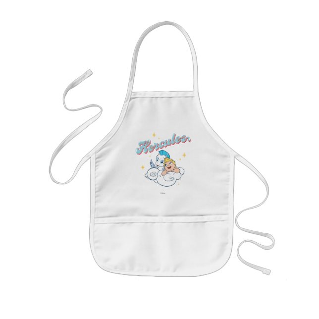 Avental Infantil Baby Hercules and Pegasus on a Cloud Kids' Apron (Frente)