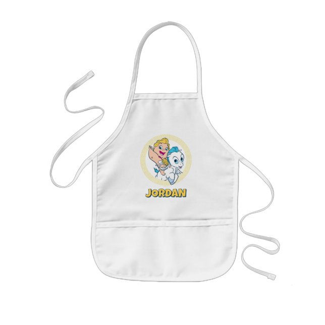 Avental Infantil Baby Hercules Riding Pegasus Kids' Apron (Frente)