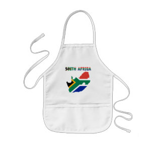 Avental Infantil Bandeira sul-africana