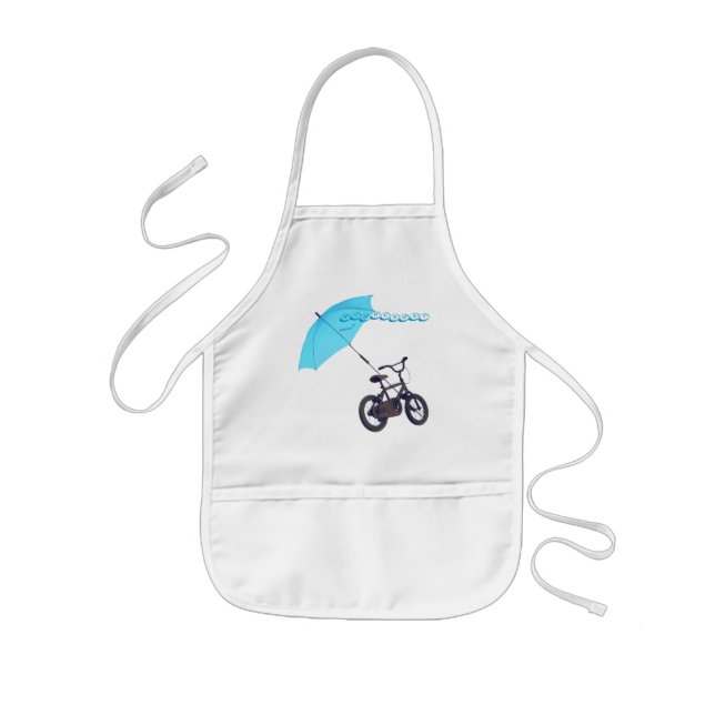 Avental Infantil bicicleta + guarda-chuva (Frente)