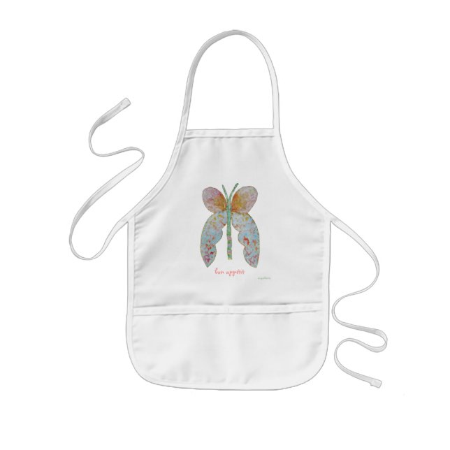 Avental Infantil bon appétit ariel butterfly apron (Frente)